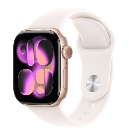 Apple Watch Series 11 GPS 42mm Aluminium Case with Black Sport Band