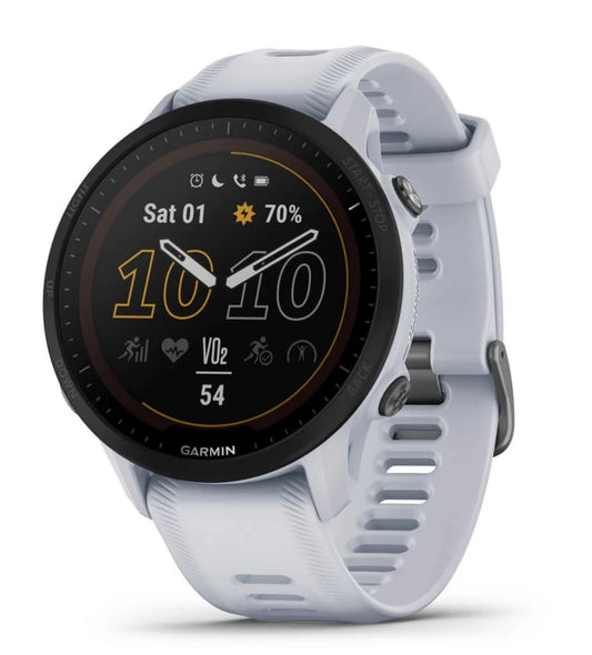 Garmin Forerunner 955 Solar GPS Multisport Watch - White