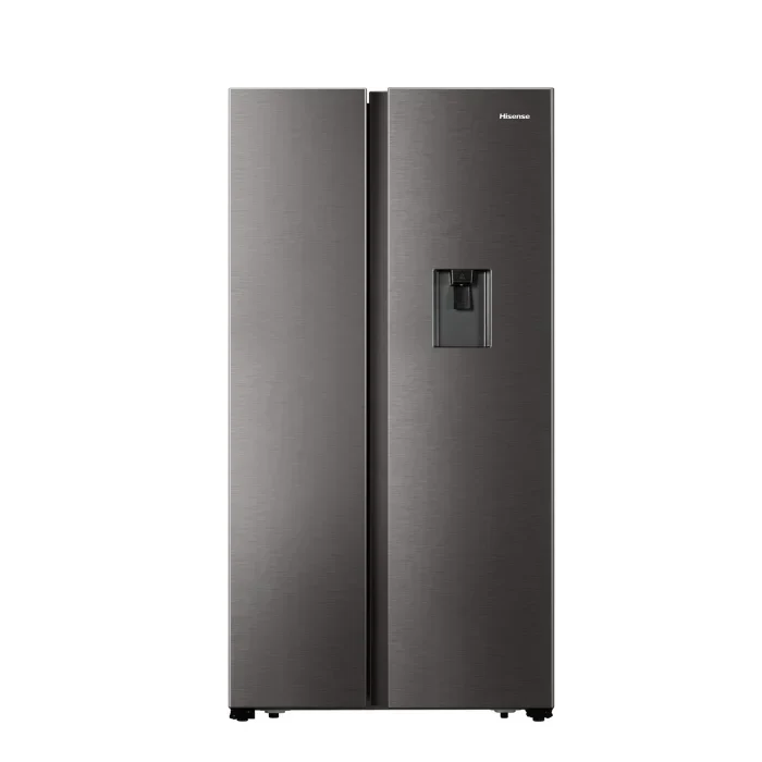 Hisense 514L Side By Side Fridge Freezer Inox H670SITWD