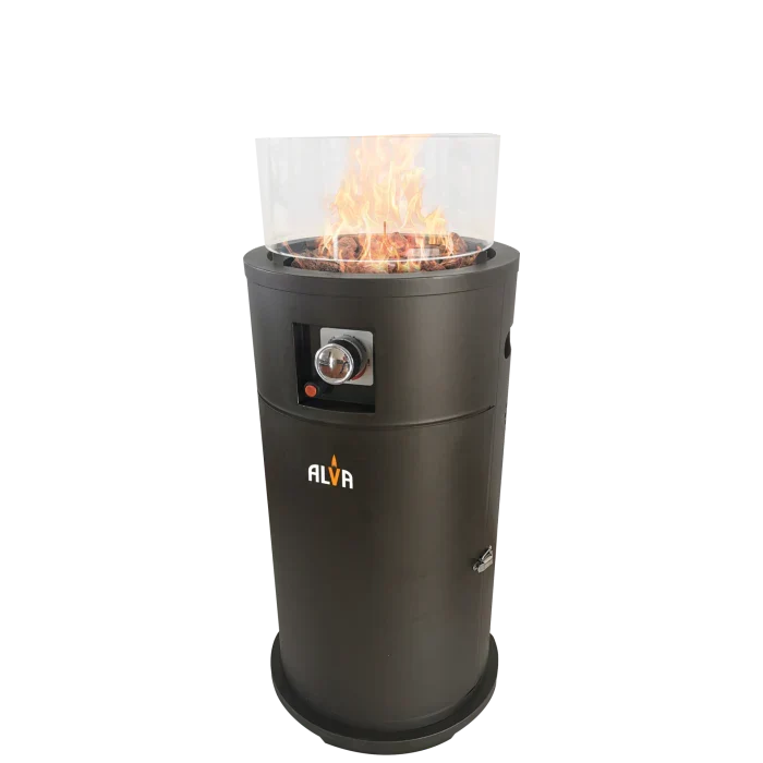 Alva Short Stand Firepit Patio Heater GHP38